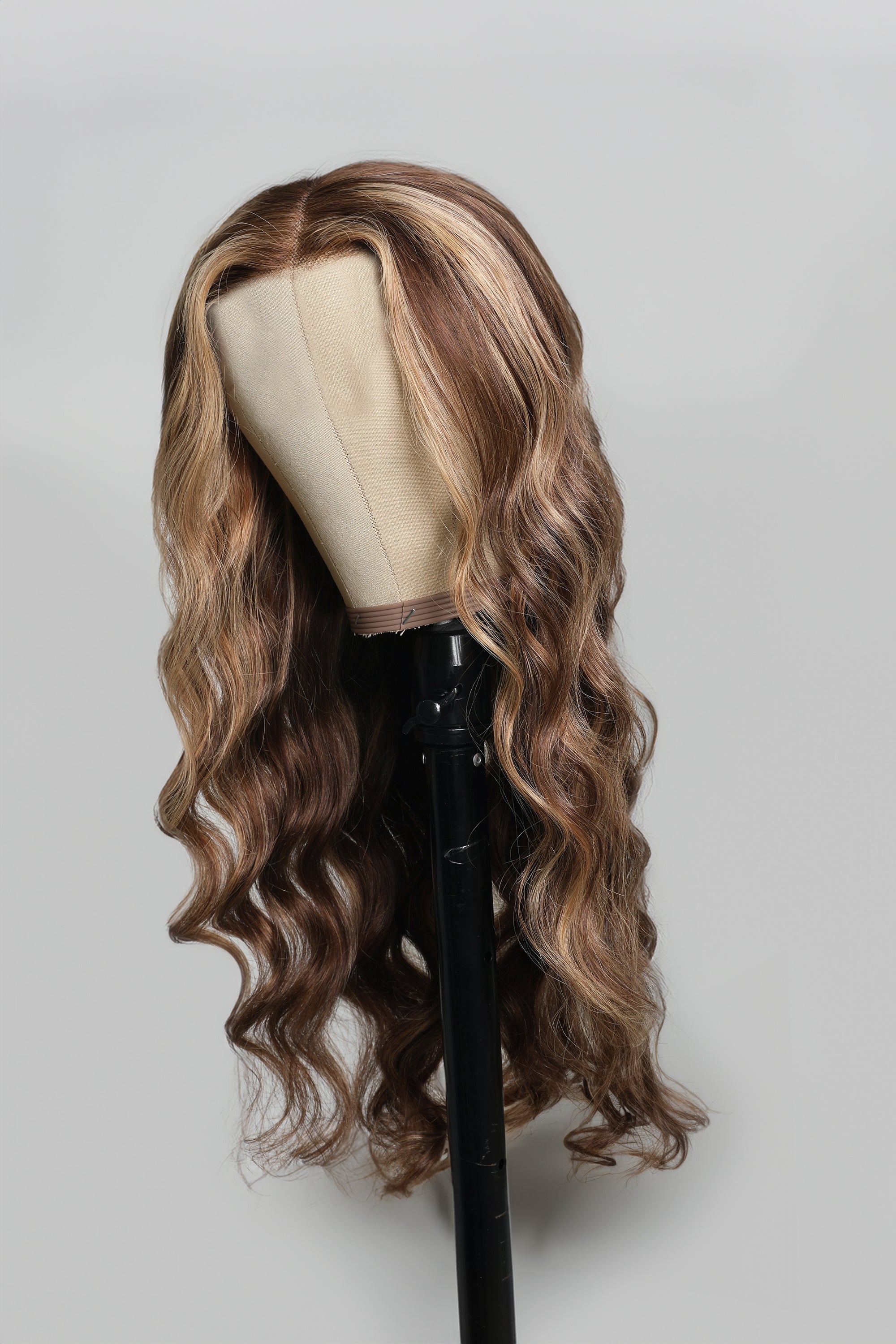 Natural For Hair Pre Series 13x4 Highlight & Blonde Body Wave Wig With 100% Human Hair